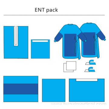 Disposable Surgical ENT Packs Medical Surgical Drape Packs